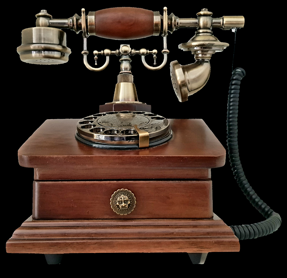 Vintage Telefon Retrotelefon Antik Nostalgie Telefon Dekoration Festnetztelefon
