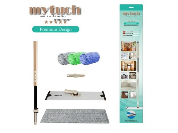Mytuch Flach Mob mit 3 Mikrofaser Pads (Rosegold) Flat MOB